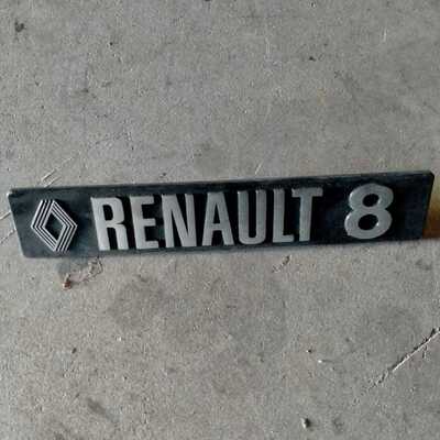 Anagrama Renault 8 segunda serie